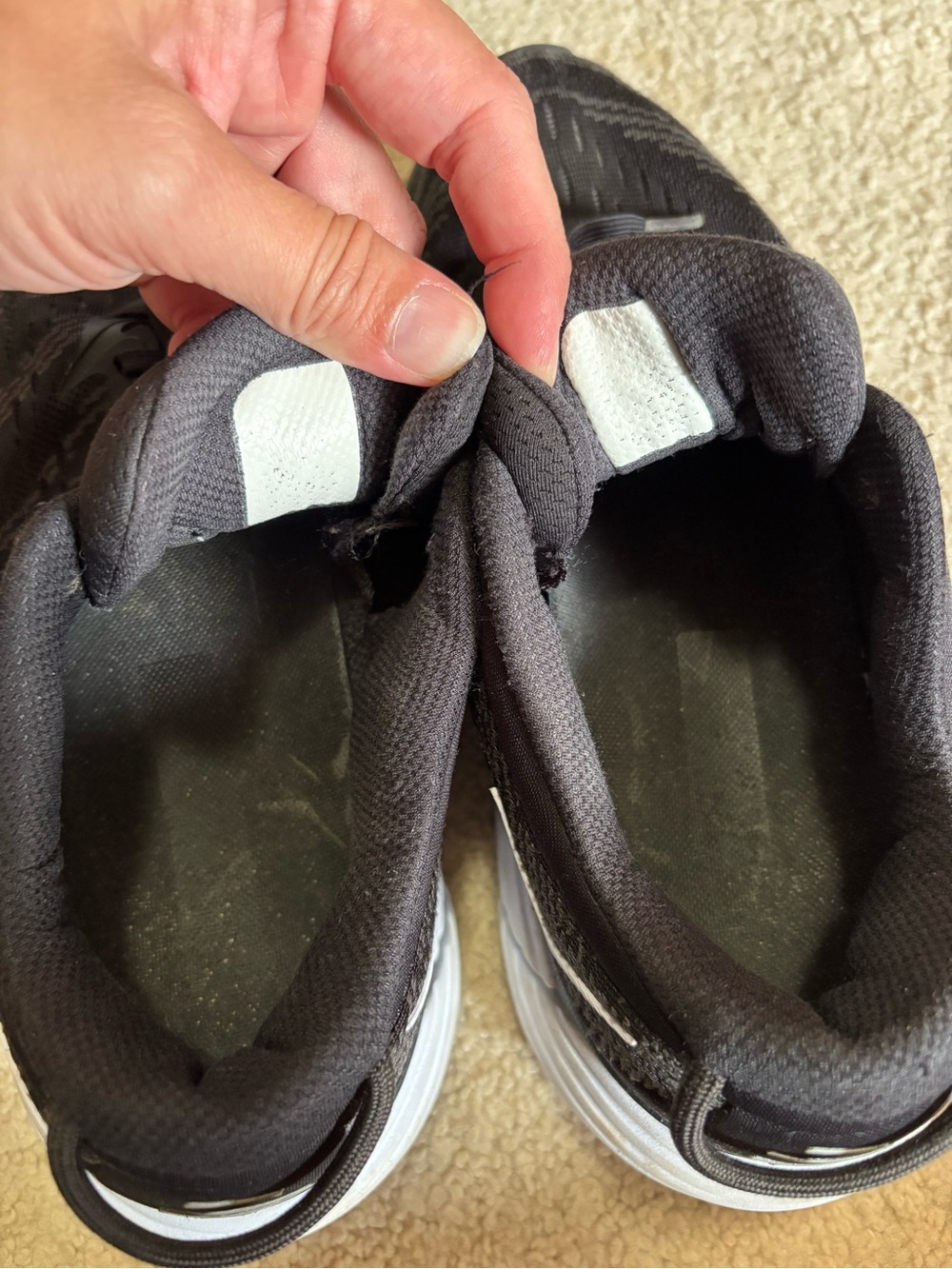 Hoka Gaviota 4 Women's 9 Black White Stability Running Shoes - Picture 6 of 6